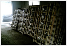 compressed packing springs